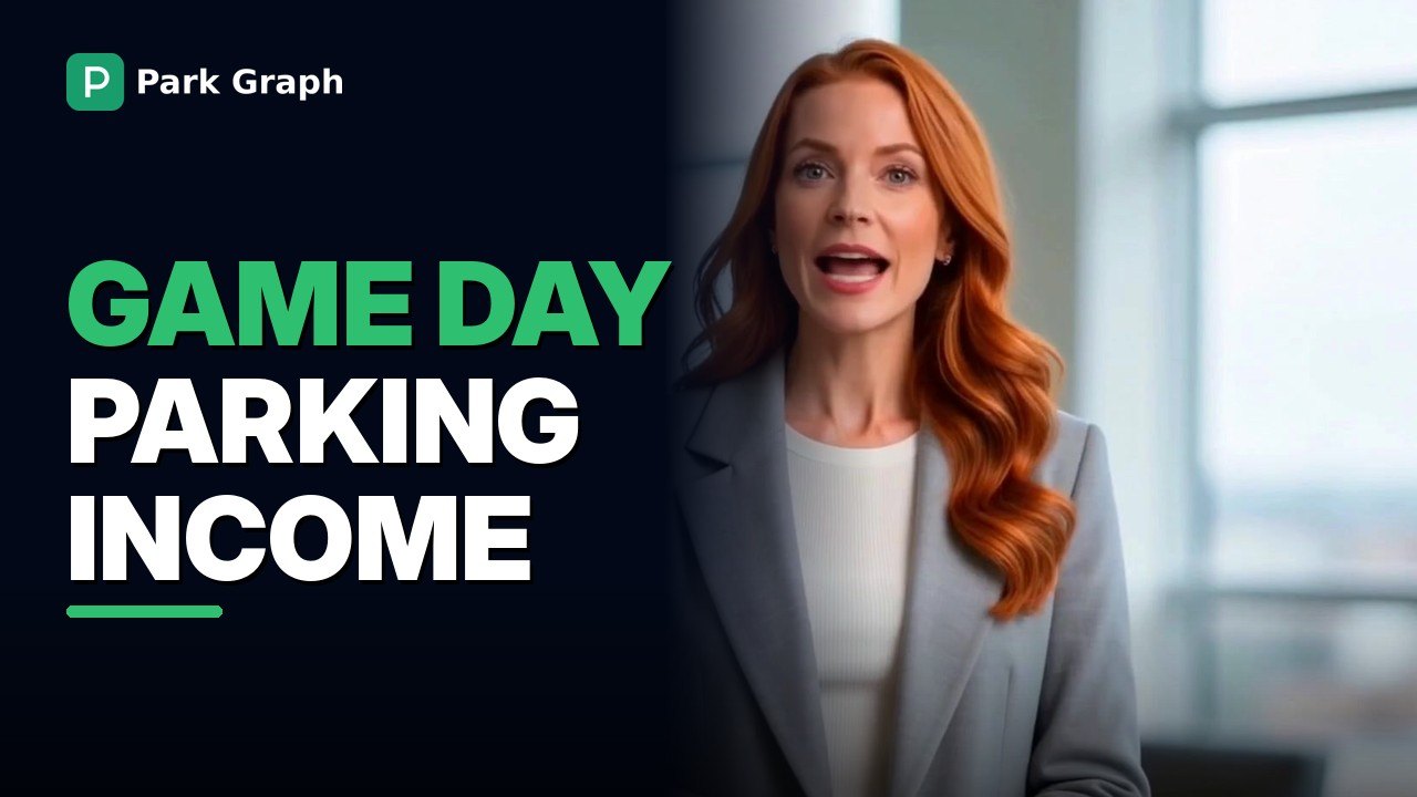Poster frame from the Park Graph film: How to Make Money From Event Parking on Game Day
